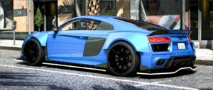 GTA 5 Audi Vehicle Mod: R8 Widebody (Image #2)