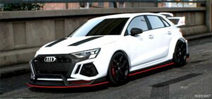 GTA 5 Audi Vehicle Mod: Custom Audi RS3 2022 (Featured)