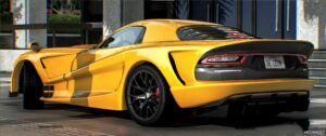 GTA 5 Dodge Vehicle Mod: Viper Abflug The Kyza (Image #2)