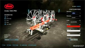 FS22 Implement Mod: Vicon Andex 1304 PRO Rust Edition V1.2 (Featured)