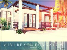 Sims 4 House Mod: Mini Beach Bungalow (Image #2)