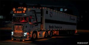 ETS2 Scania Truck Mod: 6 Series R560 Megamod+Trailer V3.0 1.51 (Image #2)