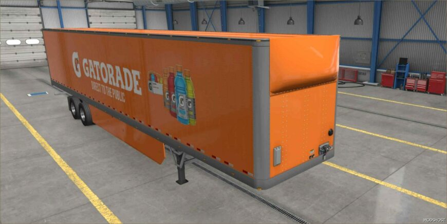 ATS Mod: SCS Trailer Gatorade Skin 53 (Featured)