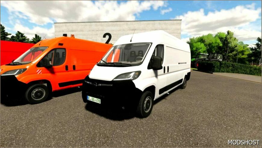 FS22 Vehicle Mod: Opel Movano L4H2 2017 MK3 V1.2.2 (Featured)