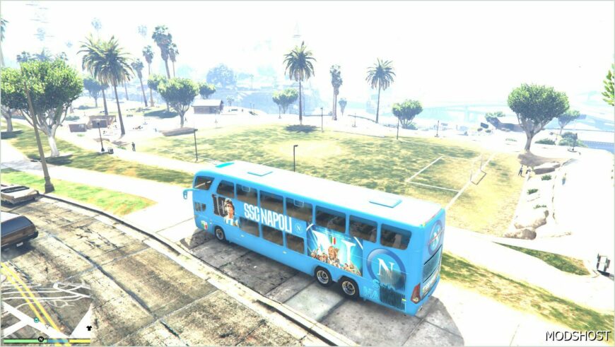 GTA 5 Vehicle Mod: S.s.c.napoli Club Coach (Featured)