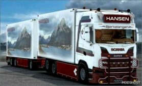 ETS2 Scania Truck Mod: S580 Tandem Hansen V1.3 1.51 (Image #2)