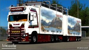 ETS2 Scania Truck Mod: S580 Tandem Hansen V1.3 1.51 (Image #3)