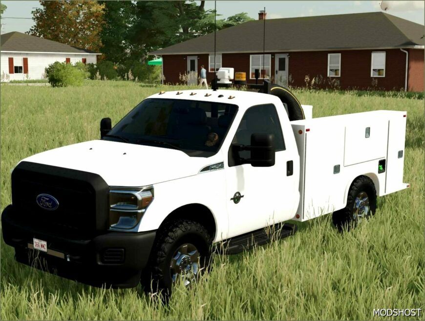 FS22 Ford Car Mod: F-250 Grading Truck (Featured)