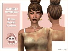 Sims 4 Female Mod: Katalina Hairstyle (Featured)