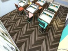 Sims 4 Wall Mod: Trio of Wood Floors (Image #3)