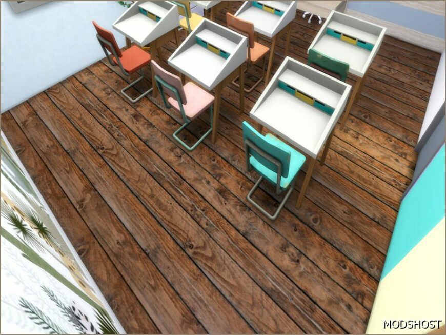 Sims 4 Wall Mod: Trio of Wood Floors (Featured)