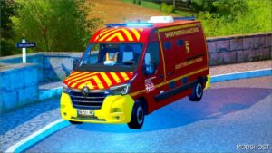 FS22 Renault Vehicle Mod: Master IV Vssuap Sdis 74 (Firefighters) V2.0 (Featured)