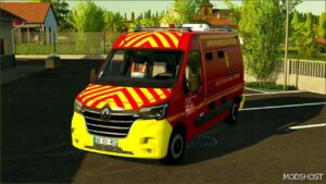 FS22 Renault Vehicle Mod: Master IV Vssuap Sdis 74 (Firefighters) V2.0 (Image #3)