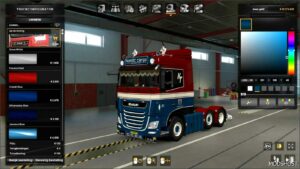 ETS2 DAF Part Mod: Danish Fuel Tanks for DAF E6 1.51 (Image #3)