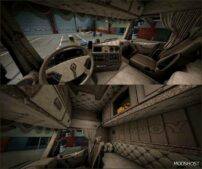 ETS2 Renault Mod: Convoy Interior for Renault Range T EVO by Gloover 1.51 (Featured)