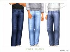 Sims 4 Bottoms Clothes Mod: Paul Jeans (Featured)