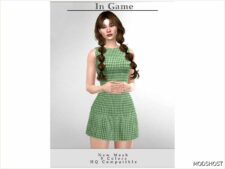 Sims 4 Adult Clothes Mod: Short Dress D-320 (Featured)