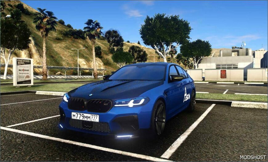 GTA 5 BMW Vehicle Mod: 2021 BMW M5 CS Add-On | Extras (Featured)