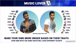 Sims 4 Mod: Natural Talent - Make your sims unique with their own talents (Image #3)