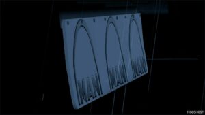 ETS2 MAN Part Mod: Mudflap MAN SCS BOX 12/10/2024 1.51 (Image #5)