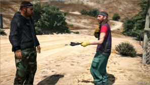 GTA 5 Player Mod: JIM Fitzgerald to Franklin (Image #3)