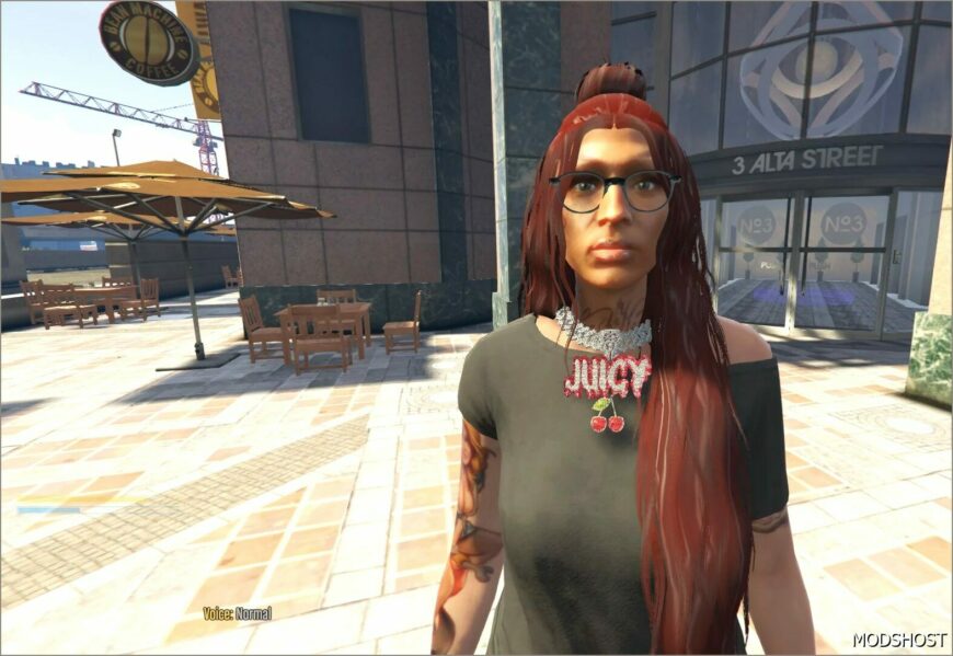 GTA 5 Player Mod: Custom Juicy Pendant Chain for MP Female (Featured)