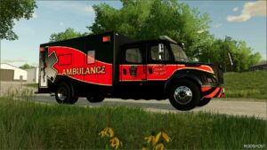 FS22 Freightliner Vehicle Mod: M2 Freightliner Ambulance V4.0 (Featured)