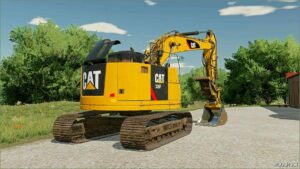 FS22 Caterpillar Forklift Mod: CAT 335F (Featured)