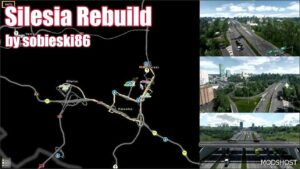 ETS2 Poland Map Mod: Silesia Rebuild in Poland V1.6.1 1.52 (Featured)