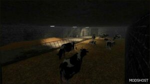 FS22 Placeable Mod: Cowshed with Garage (Image #6)