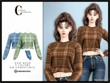 Sims 4 Adult Clothes Mod: Sweater T-679 (Image #2)