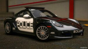 GTA 5 Vehicle Mod: Nfshp: 2010 Pfister Cayman S Scpd Add-On | NON ELS | Sounds | Template (Featured)