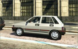 GTA 5 KIA Vehicle Mod: 1990S KIA Pride DM Replace V1.1 (Featured)