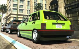 GTA 5 KIA Vehicle Mod: 1990S KIA Pride DM Replace V1.1 (Image #5)