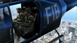 GTA 5 SWAT Aircraft Mod: FIB Swat Frogger Add-On - Working Rappels V2.5 (Featured)