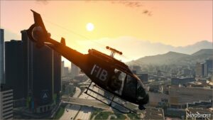 GTA 5 SWAT Aircraft Mod: FIB Swat Frogger Add-On - Working Rappels V2.5 (Image #3)