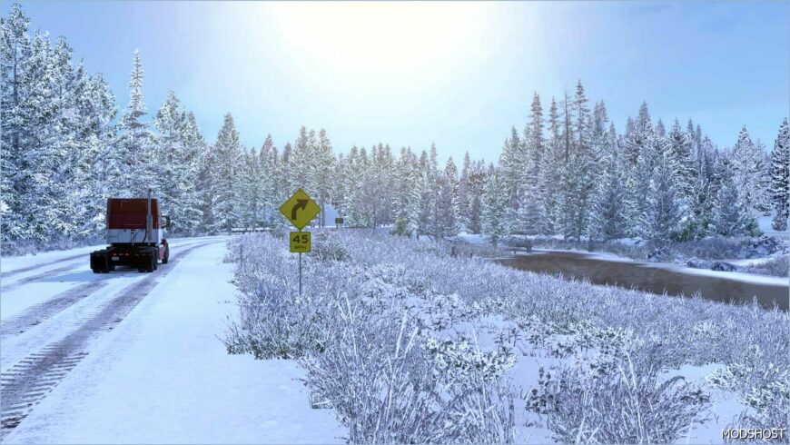 ATS Mod: Frosty Winter Weather Mod V5.2 (Featured)