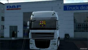 ETS2 DAF Mod: Barcelona DAF XF 105 Sticker 18/10/2024 1.52 (Image #5)