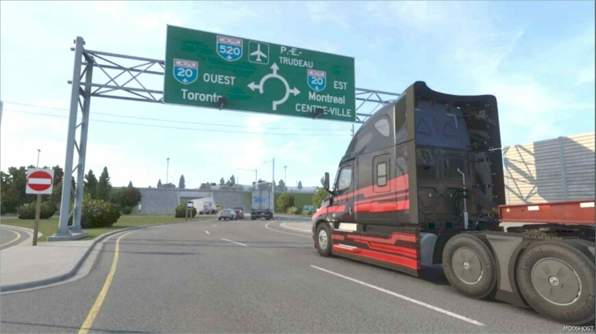 ATS Map Mod: Discover Ontario and Quebec V3.0 1.52 (Featured)