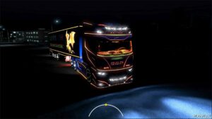 ETS2 DAF Truck Mod: EVO Wing V12 + Trailer 1.52 (Featured)