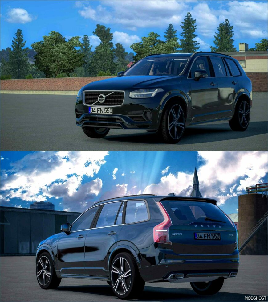 ETS2 Volvo Car Mod: XC90 SUV 1.52 (Featured)