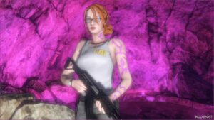 GTA 5 Player Mod: Kinzie (Saints ROW GAT OUT of Hell) Add-On PED (Image #3)