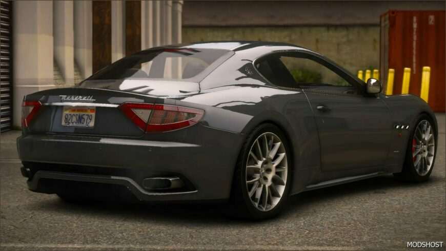 GTA 5 Maserati Vehicle Mod: Nfshp: 2009 Maserati Granturismo S Add-On | Template (Featured)