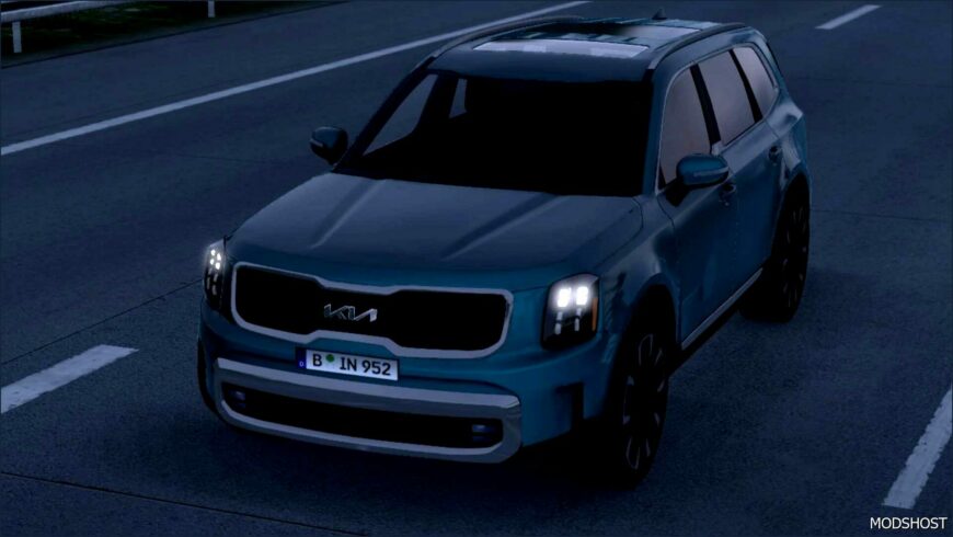 ETS2 Kia Car Mod: Telluride SX X-Pro 2024 V2.4 1.52 (Featured)