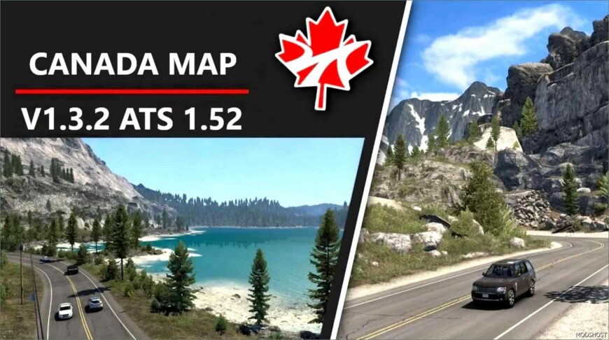 ATS Mod: Canada Map V1.3.2 1.52 (Featured)