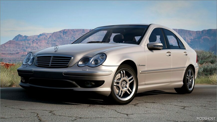 BeamNG Mercedes-Benz Car Mod: C-Class W203 V3.0 0.33 (Featured)