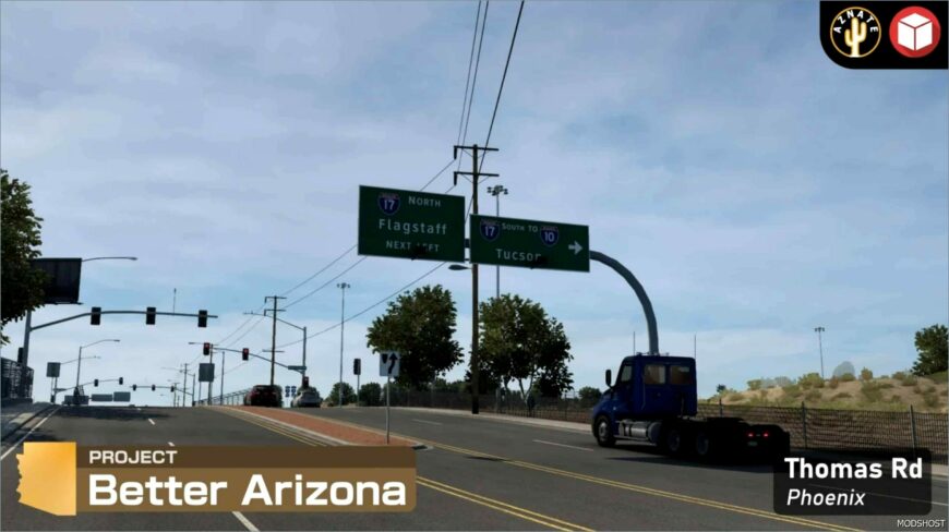 ATS Map Mod: Project Better Arizona V0.4.1 1.51-1.52 (Featured)