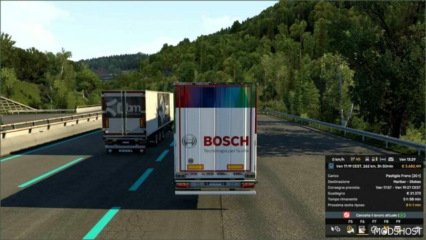 ETS2 Mod: Skin Trailer Bosch 1.52 (Featured)