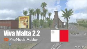 ETS2 Map Mod: Viva Malta Reborn V2.2.1 (Featured)