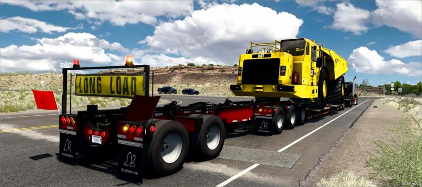 ATS Trailer Mod: Etnyre Black Hawk Lowboy V4.2.1 (Featured)